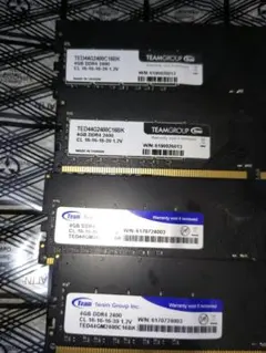 TeamGroup DDR4 2400 4GB メモリ 4枚セットのサムネイル