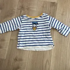 petit main ドナルドダック 長袖カットソー 80