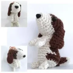 あみぐるみ ビーグル犬 キーホルダー付き