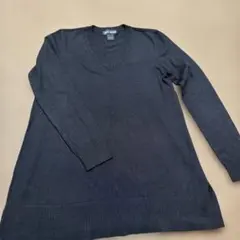 DKNY JEANS Vネック 長袖ニット Lのサムネイル