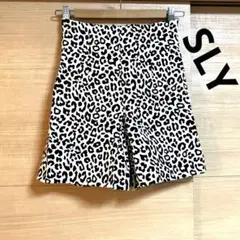 美品⭐︎SLY ヒョウ柄ハイウエストキュロット