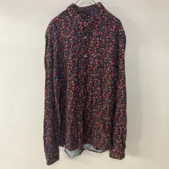 ZARA MAN 長袖シャツ　花柄　総柄シャツ　Lサイズ　ザラ　メンズ