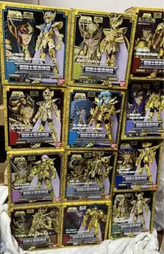 台座付き　聖闘士神話EX黄金聖衣12体セット 台座付き 聖闘士神話EX黄金聖闘衣12体セット Amazon.co.jp: