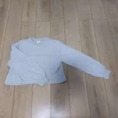 デビロック ガールズ クロップド丈 プリント 長袖Tシャツ 160cm