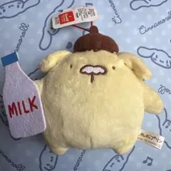 2018 おひげマスコット ミルク 牛乳 ポムポムプリン タグ付き プライズ