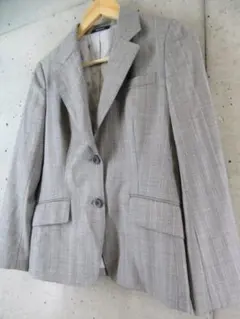 Aquascutum アクアスキュータム ストライプ柄 シングルジャケット