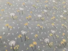 タンポポ柄の生地
