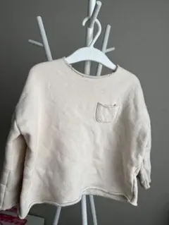 韓国子供服Bien à Bien XS クリーム色 トレーナー