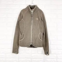 THE NORTH FACE フリースジャケット ボア ブラウン ジップアップ