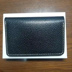 【人気!】クアトロガッツ　黒レザー名刺入れ★お値下げしました★