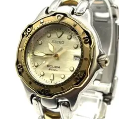 SEIKO SCUBA 7N35-6010 ダイバーズ 腕時計 コンビカラー - メルカリ