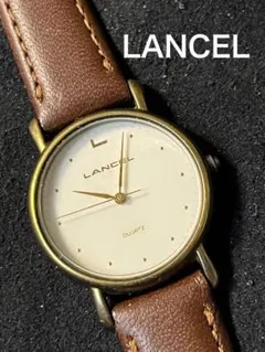 ★ 完動品 LANCEL 上品 ホワイト系 フェイス レディース 腕時計★保管品のサムネイル