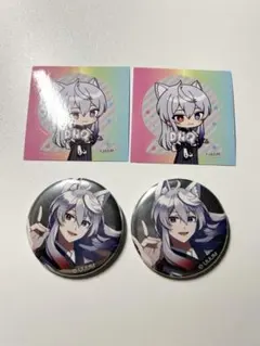 カラフルピーチ からぴち どぬくさん 缶バッジ 缶バッジコレクション シール