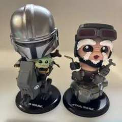 VCDの スターウォーズ フィギュア　ダースベイダー　ジャンゴフェット　セット VCDの スターウォーズ フィギュア ダースベイダー ジャンゴフェット