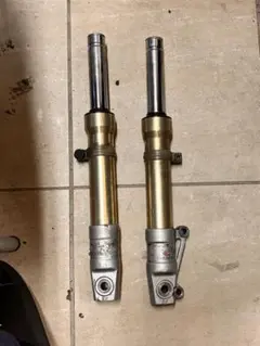 フロントフォークのみ ホンダ ライブディオZX AF35 ゴールドフロントフォーク 新品