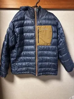 mont-bell ダウンジャケット ネイビー/ブラウン　コロラドパーカ