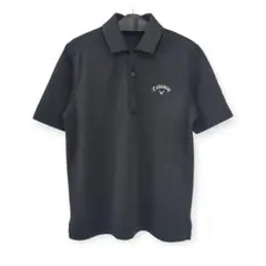 【極上の肌触り】キャロウェイ ゴルフ ポロシャツ テンセル混 ネイビー Sサイズ