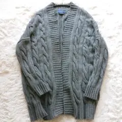 ポロラルフローレン カシミヤ混ウール ケーブル カーディガン SP