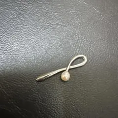 TASAKI 田崎真珠　シルバーパール付きネックレストップ