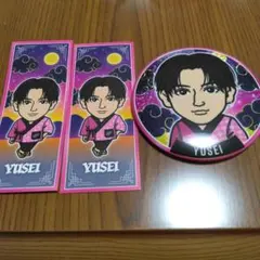 YUSEI 缶バッジとシールの 3点セット　八木勇征