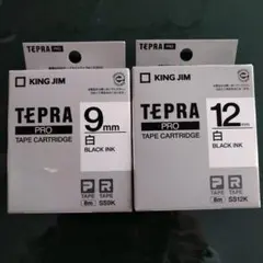 KING JIM TEPRA PRO ラベルテープ 9mm 12mmのサムネイル