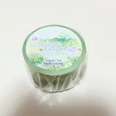 海外 韓国 作家 cream peach マスキングテープ ピーチ&桜柄 新品