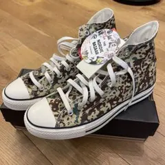 CONVERSE カモフラージュ ハイカット スニーカー　29㌢のサムネイル