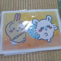 うさぎ　モモンガ　ボタン付きＡ4クリアファイル