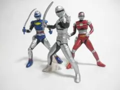 【当時物】宇宙刑事ギャバン・シャリバン・シャイダー／クリアverソフビ3体セット 当時物】宇宙刑事ギャバン・シャリバン・シャイダー／クリアverソフビ3