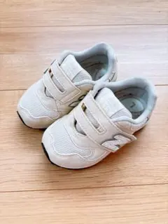 ニューバランス IO313JJ2 14cm ホワイト キッズスニーカー