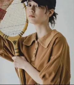 美品☆nest Robe ネストローブ コットンサーフニットポロ - メルカリ