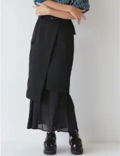 MURUA ドッキングラップスカートのサムネイル