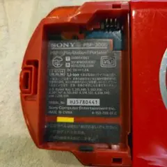 【ジャンク品】SONY PSP-3000 本体 レッド