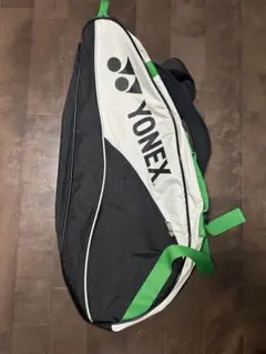 YONEX ラケットバッグ ホワイト/ブラック/グリーン 大容量