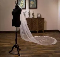 ベール ロングベール ウェディング ウエディングベール 結婚式 3mベールダウン