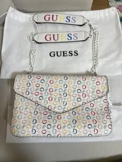 GUESS ショルダーバッグ マルチカラー モノグラム