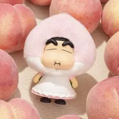 TOPTOY クレヨンしんちゃん　フルーツ　マスコットぬいぐるみチャーム　モモ