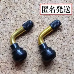 匿名　チューブレスバルブ　スナップインバルブ　L型　2個セット