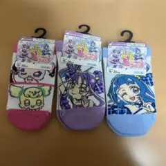プリキュア　アニメキャラクターキッズソックス 15-20cm