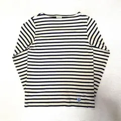 オーシバル ORCIVAL フランス製 ボーダー バスクシャツ ネイビー