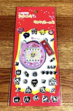 たまごっち　人気 キラキラシール　ピンク シール　ステッカー　ぷっくり　セリア