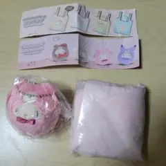 マイメロディ　ラテクマバージョン　ぬいぐるみマスコット&エコバッグ