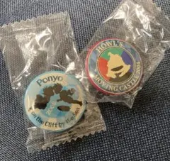 ジブリ キャラバッジ ピンバッジ 崖の上のポニョ ハウルの動く城　カルシファー