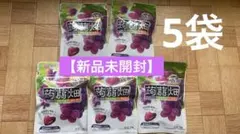 マンナンライフ ぎゅぎゅっと 濃縮 蒟蒻畑 グミ ぶどう味 5袋　ダイエットのサムネイル