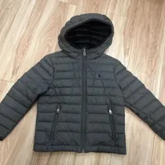 ラルフローレン　グレー フード付き ダウンコート4T