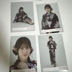 櫻坂46 向井純葉　2025年　浴衣　生写真 ヨリ　チュウ　ヒキ　座り