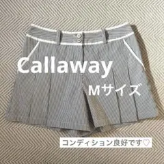 ★美品★Callaway ゴルフ プリーツ可愛い♡ ハーフパンツ M 裏地つきのサムネイル