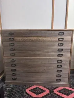 中古 桐箪笥 経年変化有り 11段 着物収納 - メルカリ