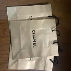 CHANEL ゴールドショップ袋 3枚セット
