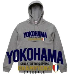 【3L】【祝！優勝記念】YOKOHAMA ユニフォーム風パーカー 横浜